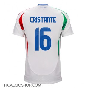 Italia Bryan Cristante #16 Seconda Maglia Europei 2024 Manica Corta